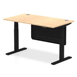 Air Height Adjustable Desk With Cable Ports
