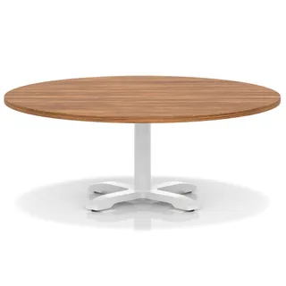 Italia Round Coffee Table With Cross Base