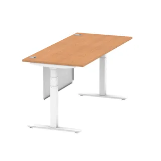 Air Height Adjustable Desk With Cable Ports