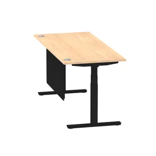 Air Height Adjustable Desk With Cable Ports