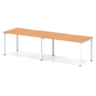 Evolve Plus Single Row Bench Desk - 2 Person