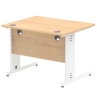 Impulse Straight Desk Cable Managed Leg
