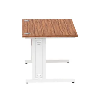 Impulse Straight Desk Cable Managed Leg
