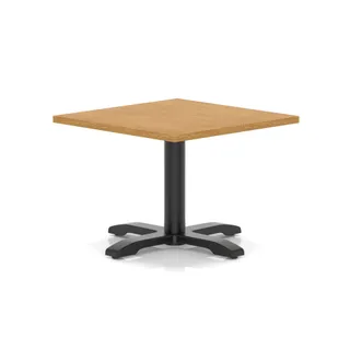 Italia Square Coffee Table With Cross Base