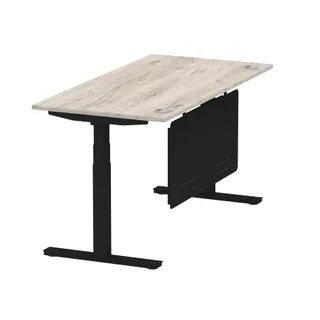 Air Height Adjustable Desk With Cable Ports