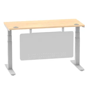 Air Height Adjustable Slimline Desk With Cable Ports