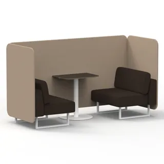 Brixworth Bench Booth in Two Tone