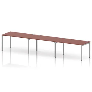 Impulse Single Row Bench Desk - 3 Person