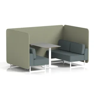 Brixworth Bench Booth in Two Tone