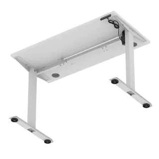 Air Lite Height Adjustable Slimline Desk With Cable Ports