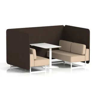 Brixworth Bench Booth in Two Tone
