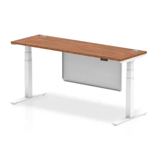 Air Height Adjustable Slimline Desk With Cable Ports