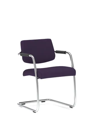 EE - Havanna Medium Back Cantilever Visitor Chair with Arms