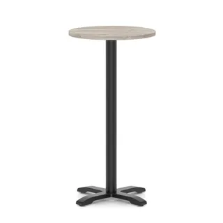 EE - Italia Round Poseur Table With Cross Base