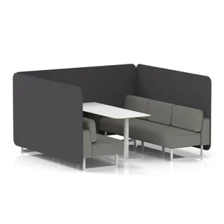 Brixworth Bench Booth in Two Tone