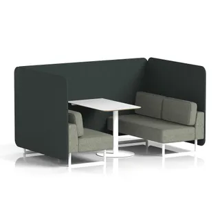 Brixworth Bench Booth in Two Tone