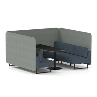 Brixworth Bench Booth in Two Tone