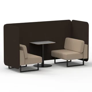 Brixworth Bench Booth in Two Tone