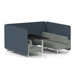 Brixworth Bench Booth in Two Tone
