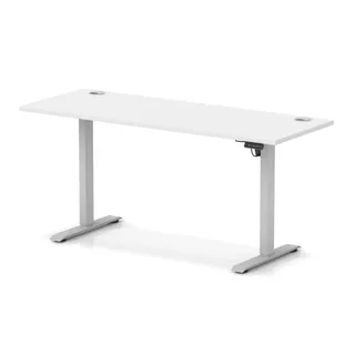 Air Lite Height Adjustable Slimline Desk With Cable Ports