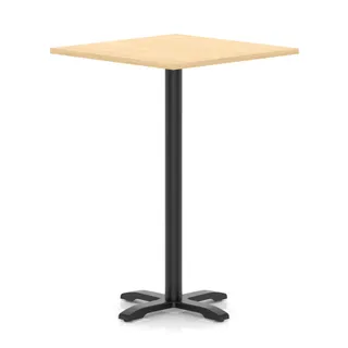 Italia Square Poseur Table With Cross Base