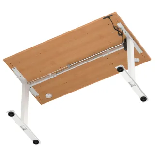 Air Lite Height Adjustable Desk With Cable Ports