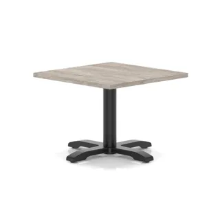Italia Square Coffee Table With Cross Base