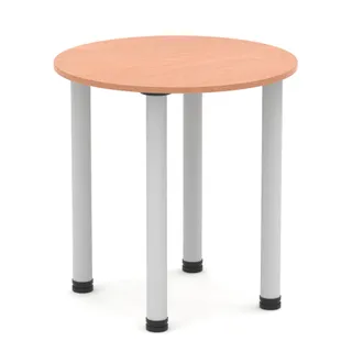 Impulse Round Table With Post Leg