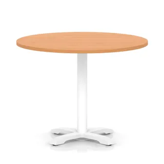 Italia Round Poseur Table With Cross Base