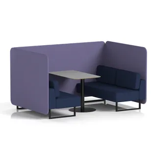 Brixworth Bench Booth in Two Tone