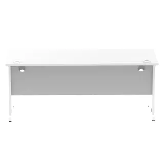 Impulse Straight Desk Cable Managed Leg