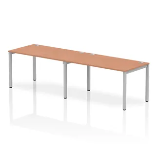 Impulse Single Row Bench Desk - 2 Person