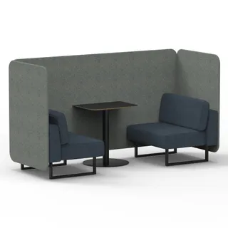 Brixworth Bench Booth in Two Tone
