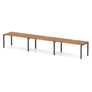 Evolve Plus Single Row Bench Desk - 3 Person