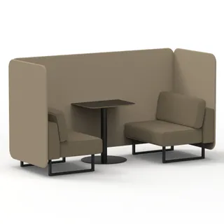 Brixworth Bench Booth in Two Tone