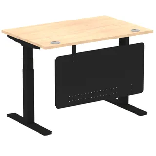 Air Height Adjustable Desk With Cable Ports