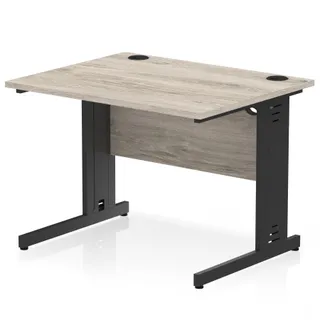 Impulse Straight Desk Cable Managed Leg
