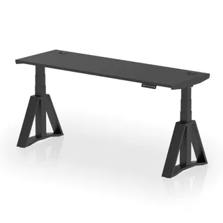 Air Height Adjustable Slimline Desk With Cable Ports