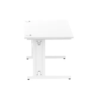 Impulse Straight Desk Cable Managed Leg