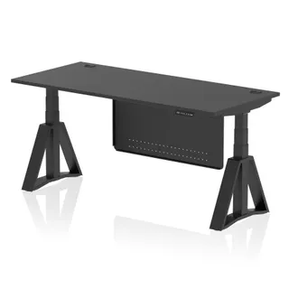 Air Height Adjustable Desk With Cable Ports
