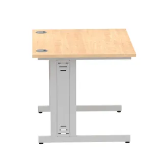 Impulse Straight Desk Cable Managed Leg