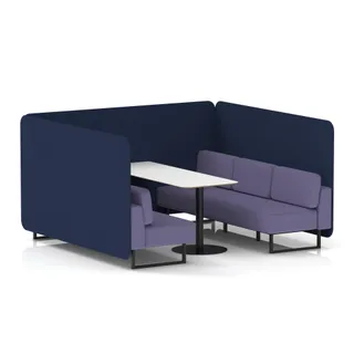 Brixworth Bench Booth in Two Tone