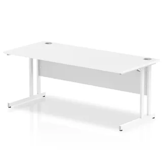 Impulse Straight Desk Cantilever Leg