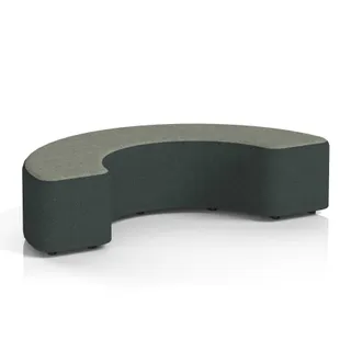 EE - Harlestone Curved Stool in Two Tone