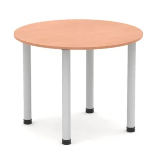 Impulse Round Table With Post Leg