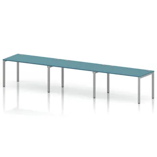 Impulse Single Row Bench Desk - 3 Person