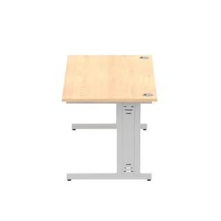 Impulse Straight Desk Cable Managed Leg