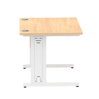Impulse Straight Desk Cable Managed Leg