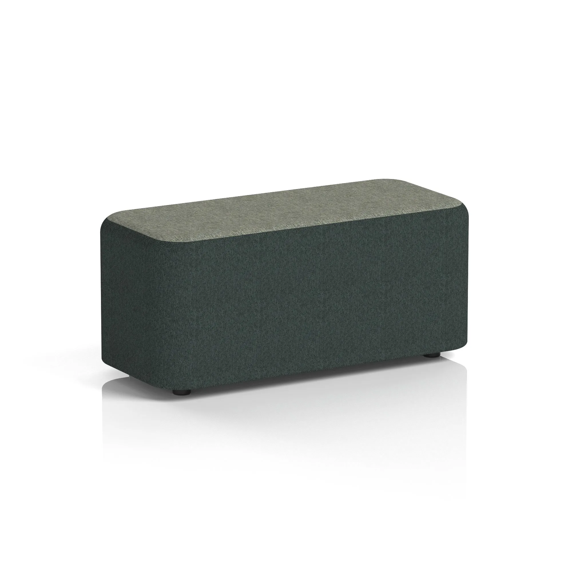 Harlestone Rectangular Stool in Two Tone