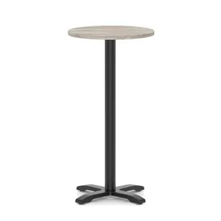Italia Round Poseur Table With Cross Base